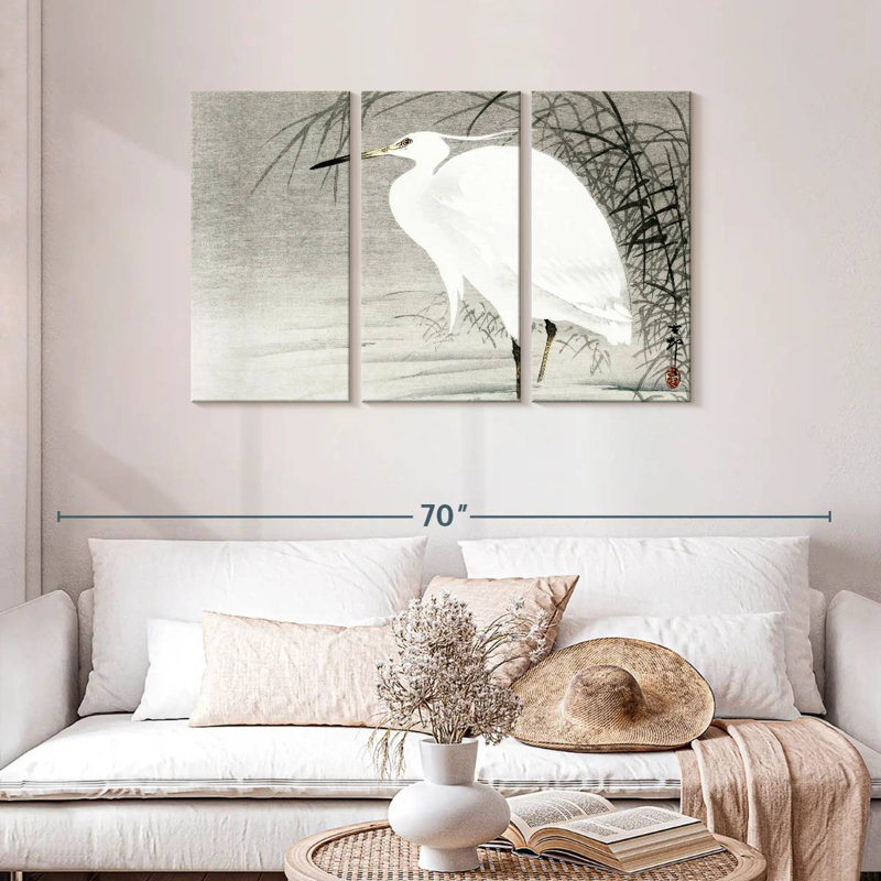 Brampt Little Egret, 28" H x 45" W