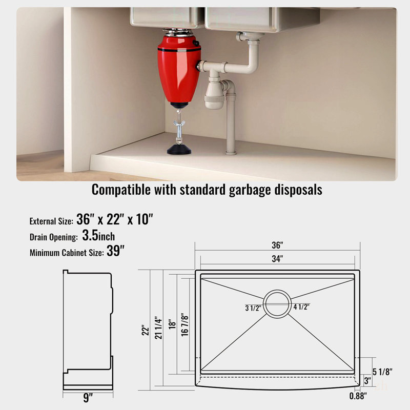Drop-In Single Bowl Stainless Steel Kitchen Sink