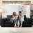 Loveseat Sofa,Modular Couch with Deep Seat Memory Foam,Comfy Small Cloud Couch for Small Spaces,No Assembly Sofa for Living Room Bedroom,Apartment-114308426-114308425