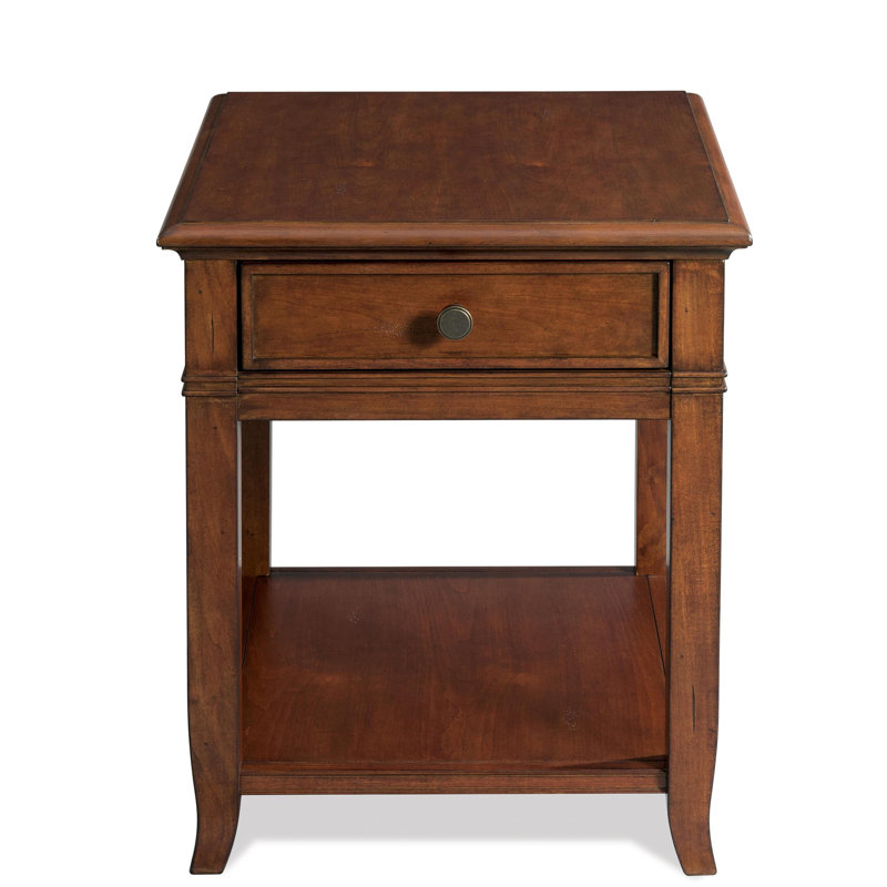 Grand Bahama End Table with Storage, 24" H x 14" W x 24" D