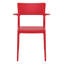 Fauteuil de salle à manger empilable Jeffrey-1147700531