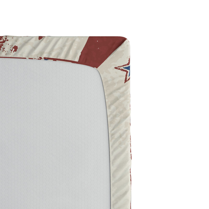 4Th Of July Microfiber Fitted Sheet, Twin Fitted Sheet