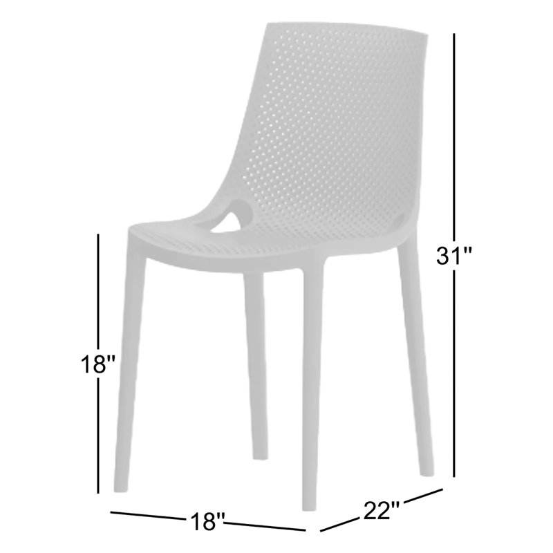 Chaise d'appoint Rafael, Gris