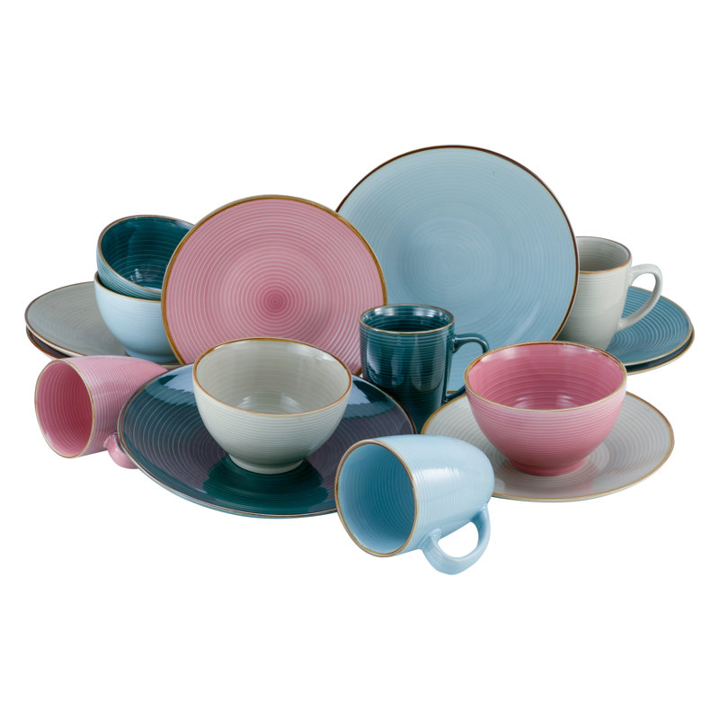 16 Piece Dinnerware Set, Service for 4