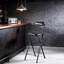 Tabouret pliant portatif noir
