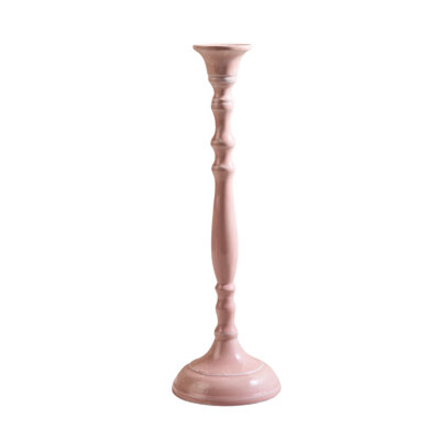 Grand bougeoir rose clair Nera