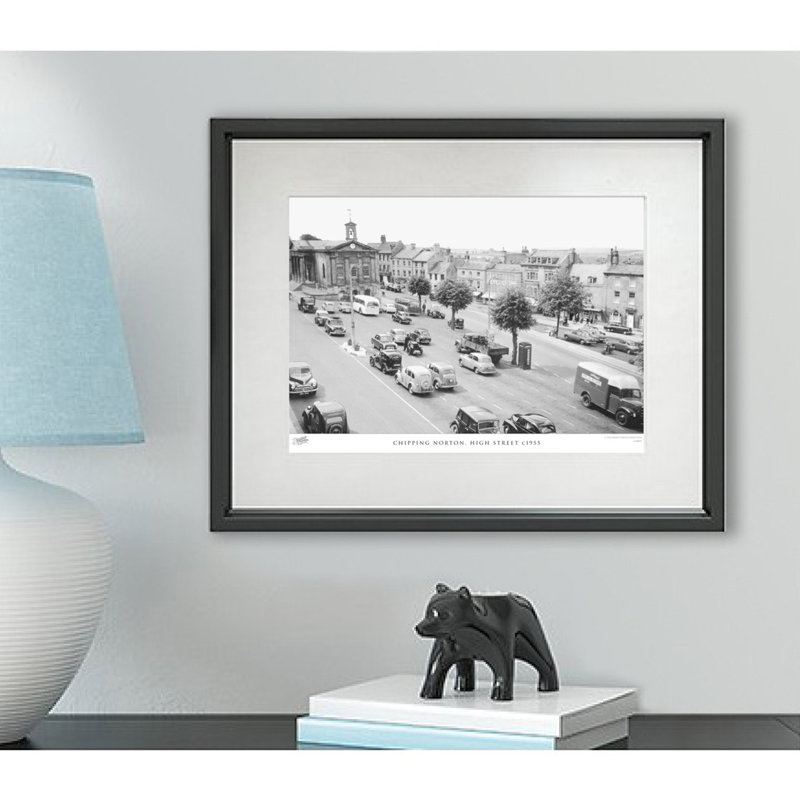 Chipping Norton, High Street C1955 by Francis Frith - Single Picture Frame Print, 40cm H x 50cm W x 2.3cm D