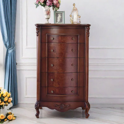 Vintage 5-Drawer Storage Accent Chest