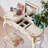 European style painted dressing table