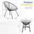3 Piece All-Weather Outdoor Acapulco Patio Bistro Set-1266900653