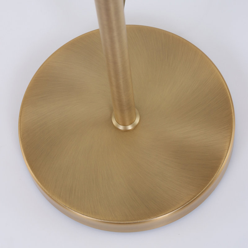 Garrard 116cm LED Task Floor Lamp with Outlet, Bronze
