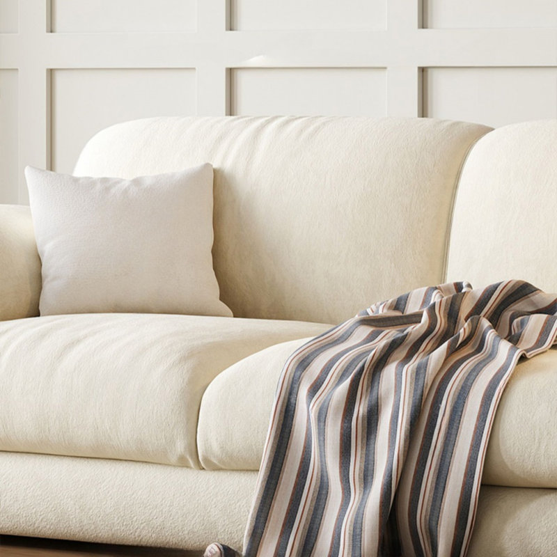 Cloud Flannelette Living Room Sofa