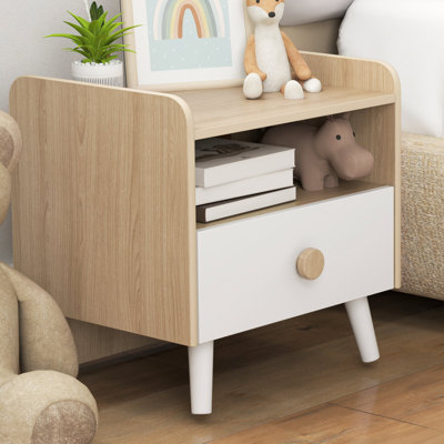 1 Solid Wood Nightstand