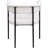 Malin Vegan Leather Arm Chair Dining Chair-474285694