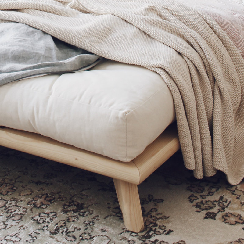 Senza Bed Frame, Scandinavian design, made in Europe, FSC certified wood, choose your size, European Double (140 x 200cm)