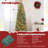 Pre-lit Artificial Christmas Tree Hinged Pencil Xmas Tree with Branch Tips-919637116