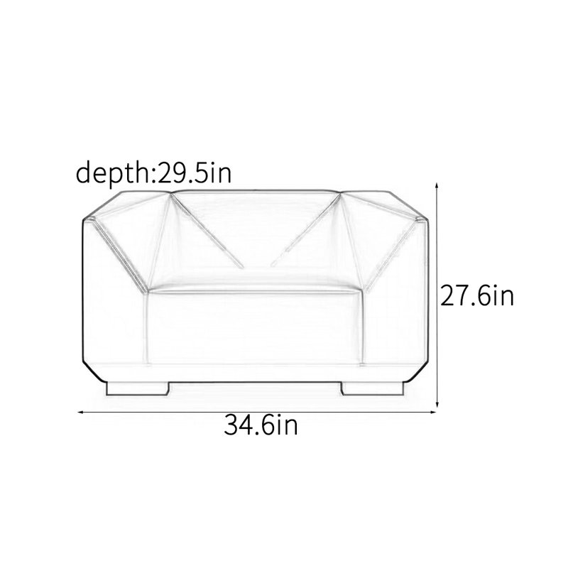 Chaise d'appoint simple et moderne