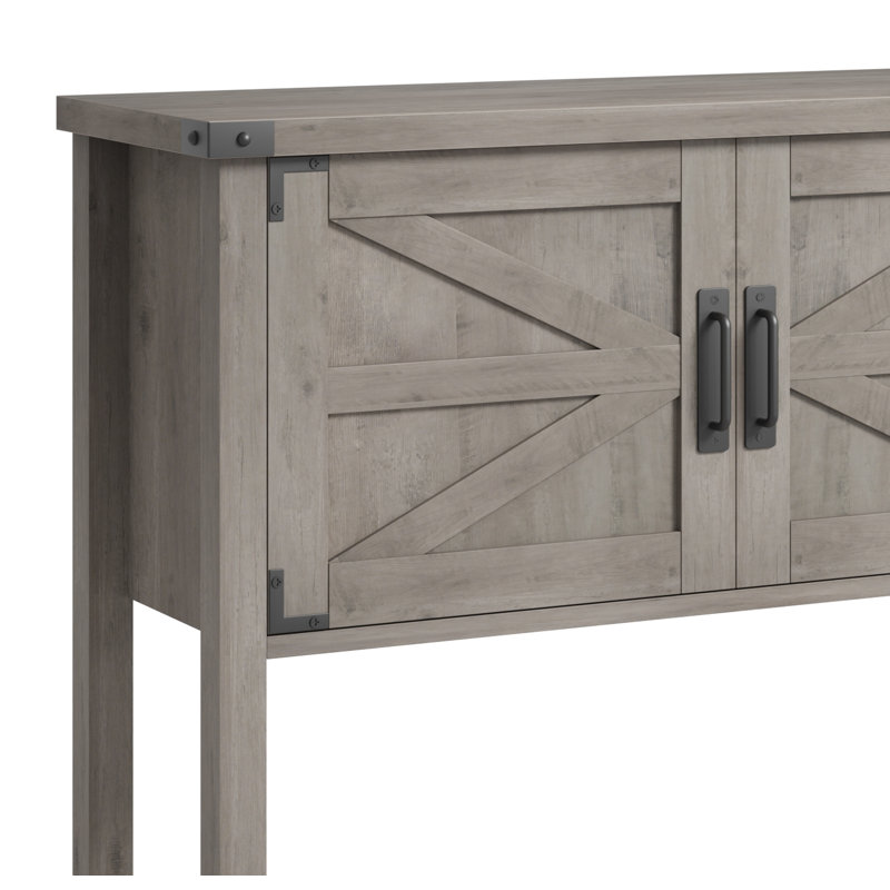 Jiaxin 31.5'' Console Table, Gray, Gray