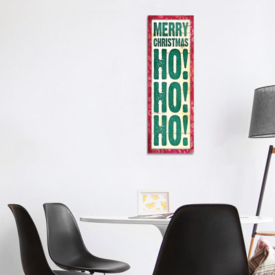 Ho Ho Ho by Jace Grey - Wrapped Canvas Panoramic Print