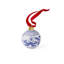 Spode Blue Italian Christmas Bauble Florals