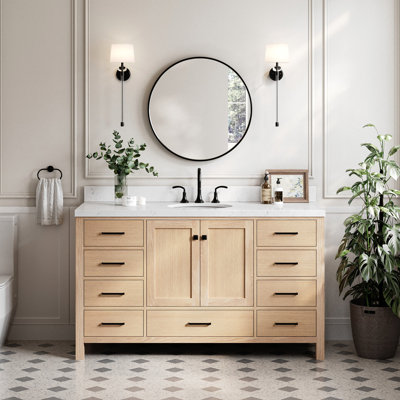  60.25" Single Bathroom Vanity Set