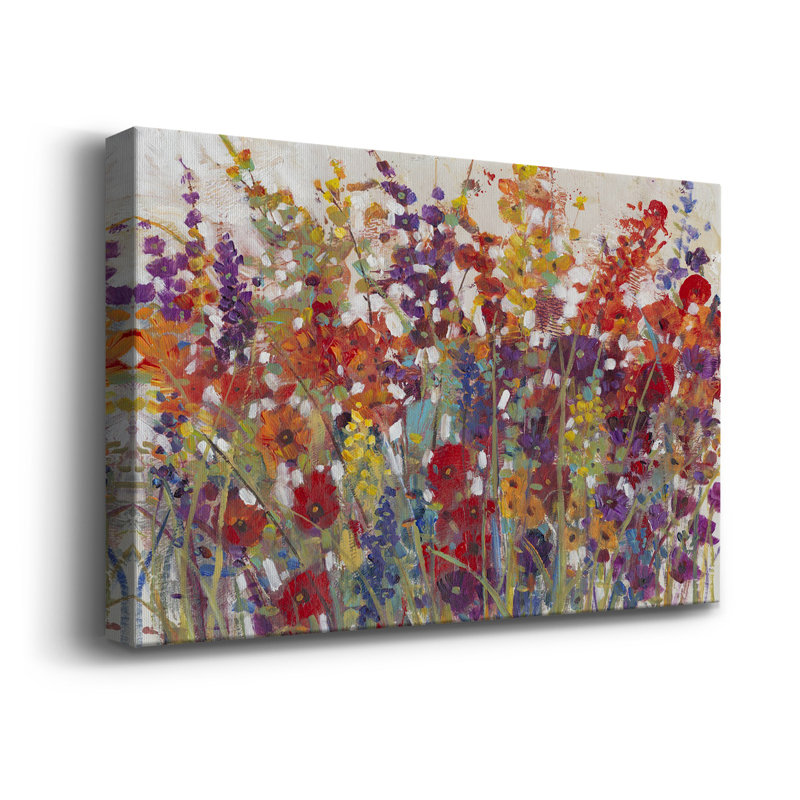 Variété de fleurs II - impression sur toile tendue, L 60 po x H 40 po