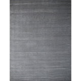 High-Quality Hand-Knotted Charcoal/Gray Area Rug
