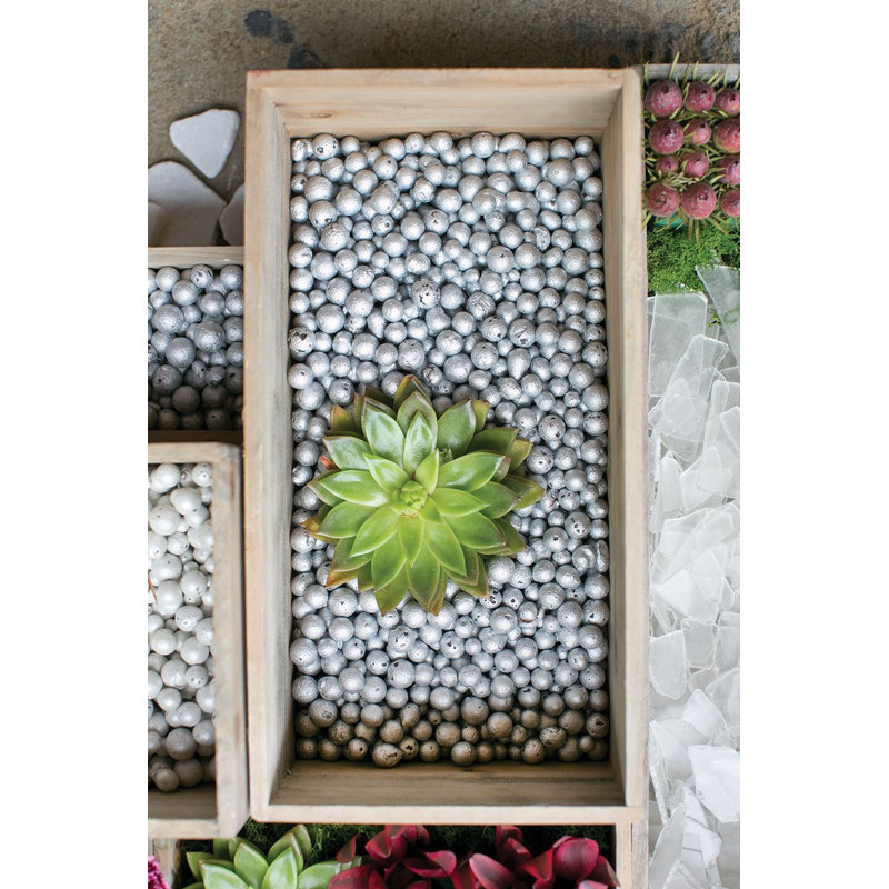 Pot à fleurs Tariah Woodland, Brun, H 7 po x l 13,5 po x P 6 po