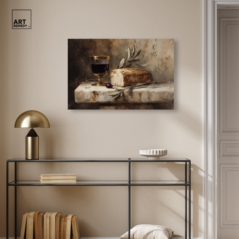  «Broken Bread II», reproduction d'art sur toile, 30 x 20, 20"H x 30"W, Canvas Unframed