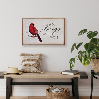 I Am Always With You Cardinal Whitewash