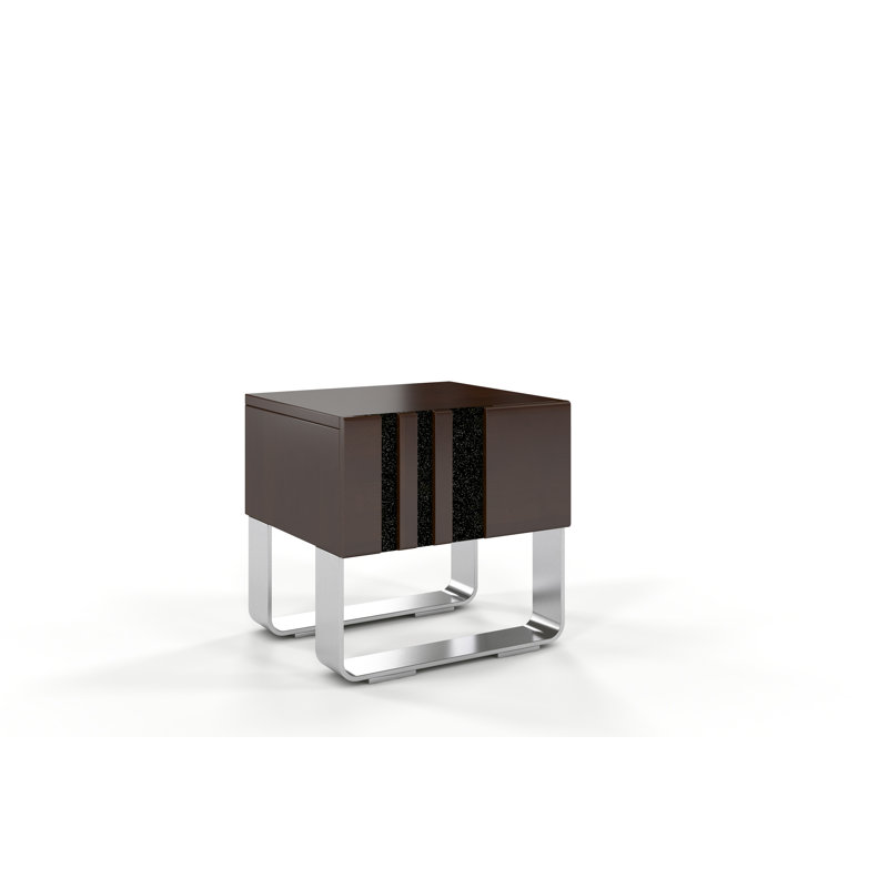 Eng 40cm W Bedside Table, Palisander