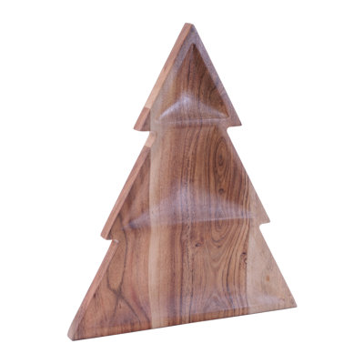 Plateau de service en bois 16 "L