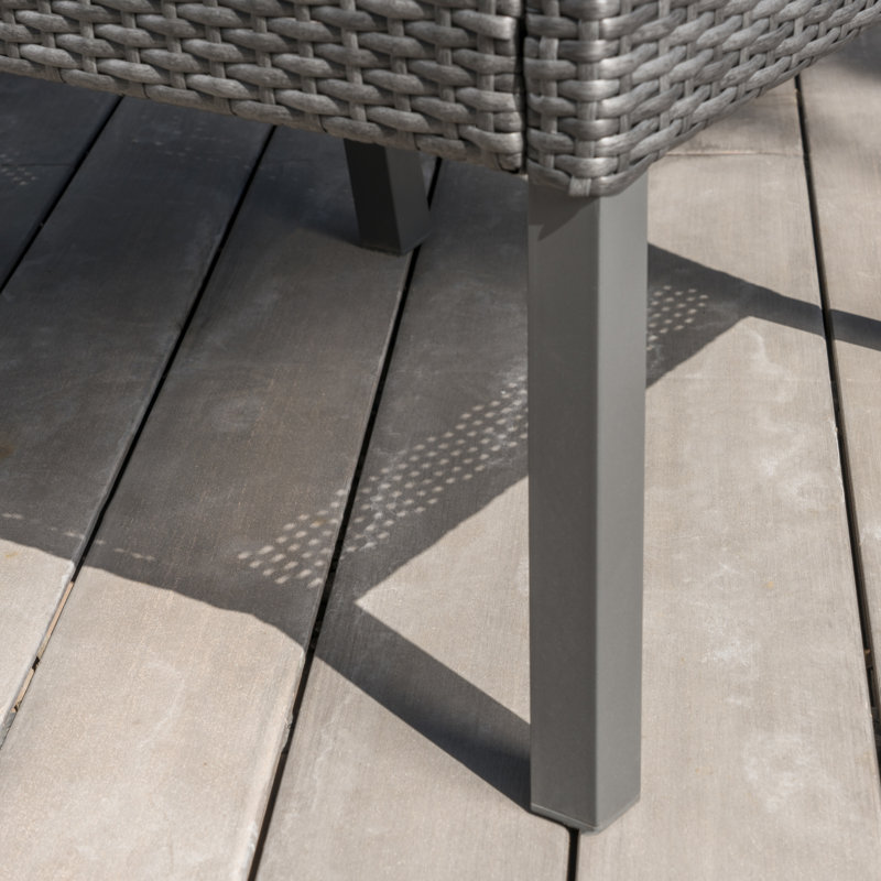 Chaise de patio Amarveer, Gris