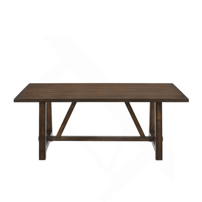 Dark Oak Finish Dining Table