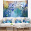 Tapisserie florale bleue-28487890