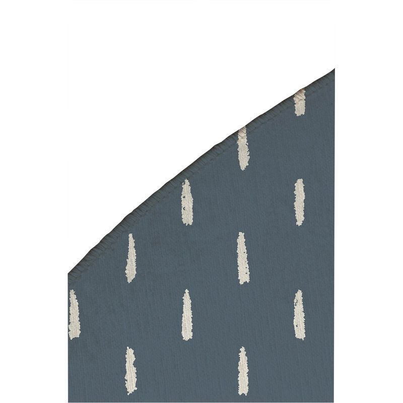 Long Drop Non-Slip Outdoor Rug, Round 5'