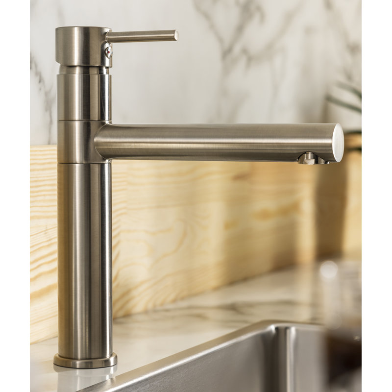 Abode Tower Single Lever Mixertap, Brushed Nickel
