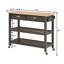Chariot de cuisine en bois massif 45 po Carbin-1202592443