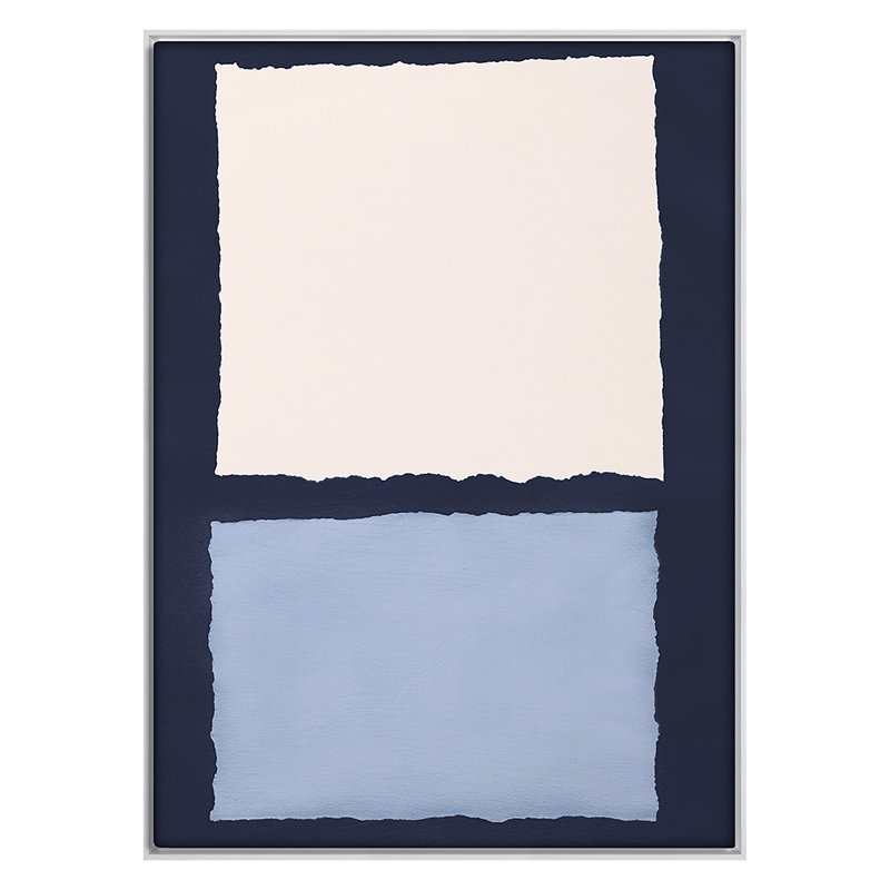 Blue Colorblock 1 Print by Goderwis, Kyle