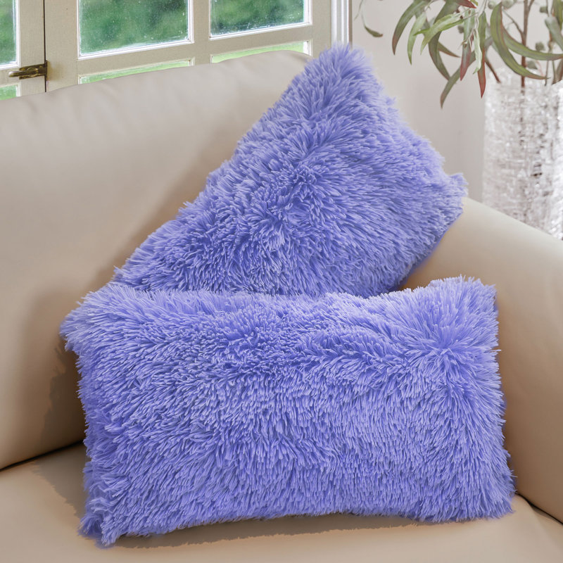 Coussins décoratifs Cheer, Polyester, Gris, 14 x 20