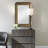 Ibis Antique Brass Mirror