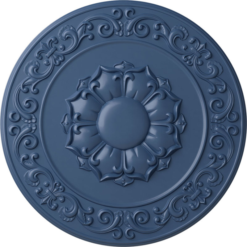 Endurathane Sydney Ceiling Medallion, 27 3/4"OD x 2"P (Fits Canopies up to 5 3/4"), Hand-Painted Americana Finish, Americana