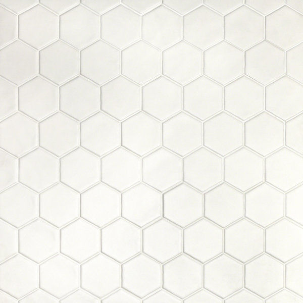 Brookville 3" x 3" Ceramic Honeycomb Mosaic Wall & Floor Tile