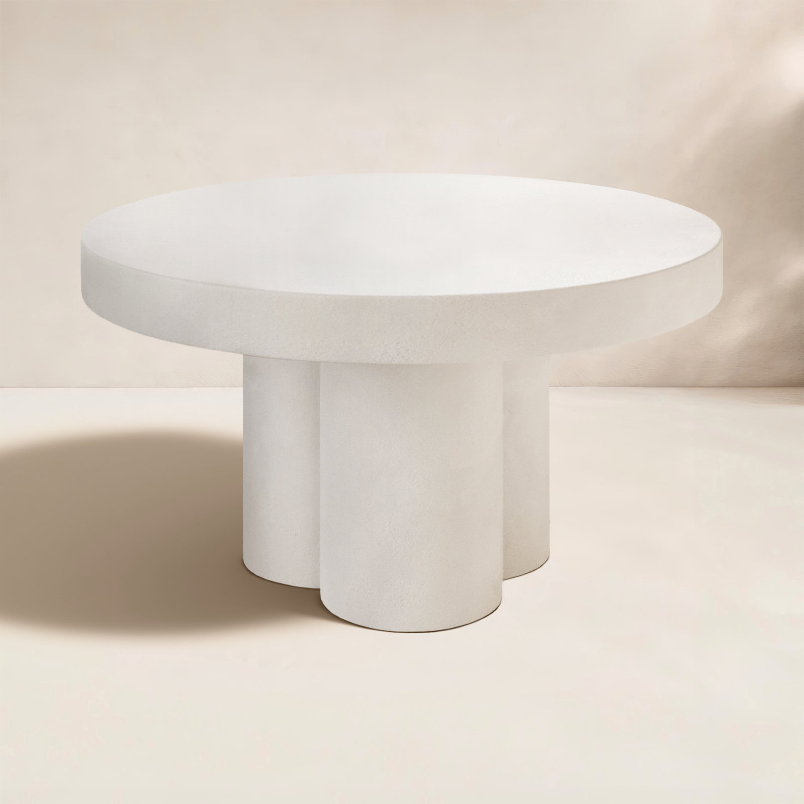 Kenneth 30" Patio Table, White
