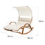 180cm Long Pine Double Chaise with Cushions
