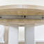 Table de salle à manger ovale polyvalente avec rallonge amovible et base robuste pour diverses pièces