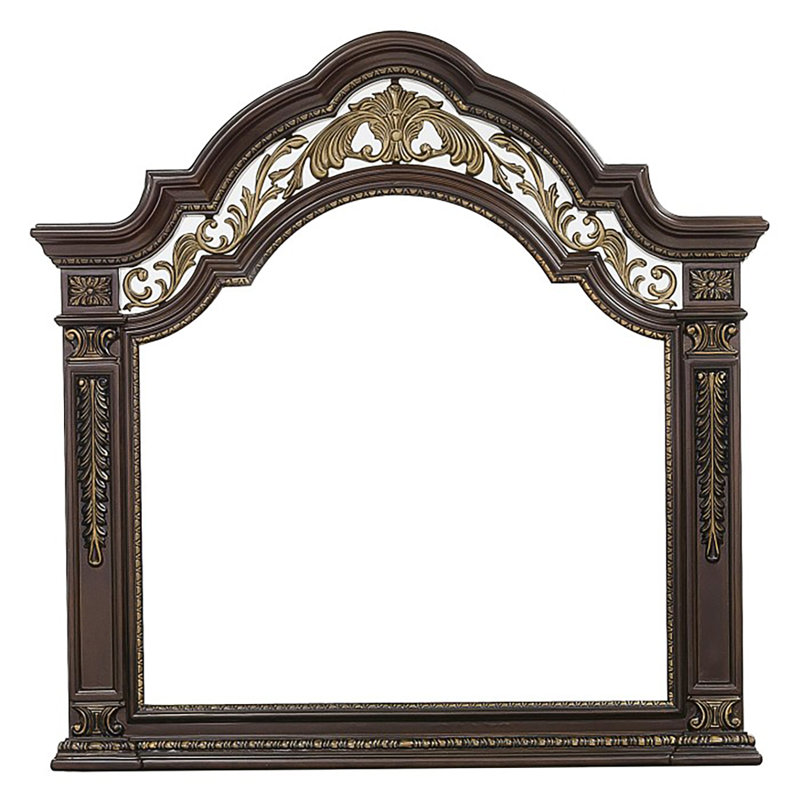 Miroir pour commode Murrah, Cerise foncée