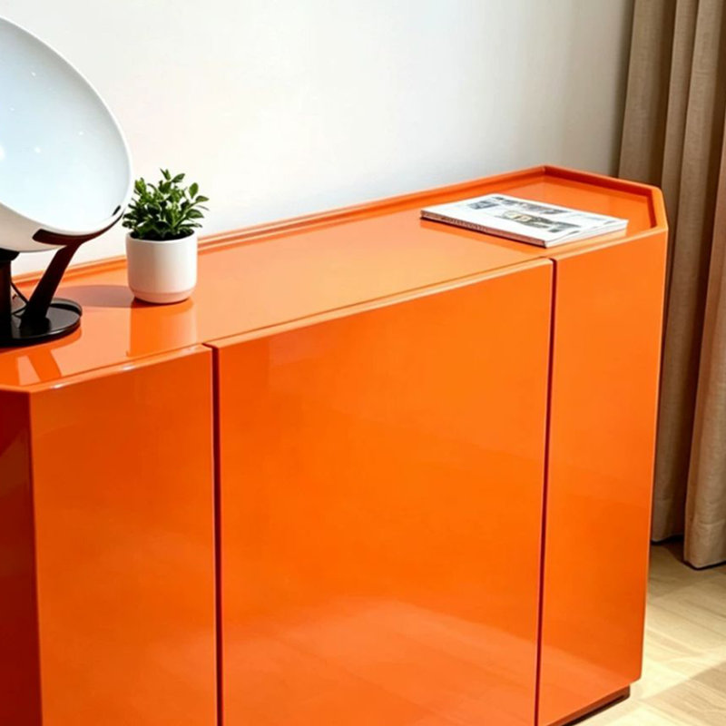 Buffet Modern, 35.4" H x 51.18" W x 15.75" D, Orange