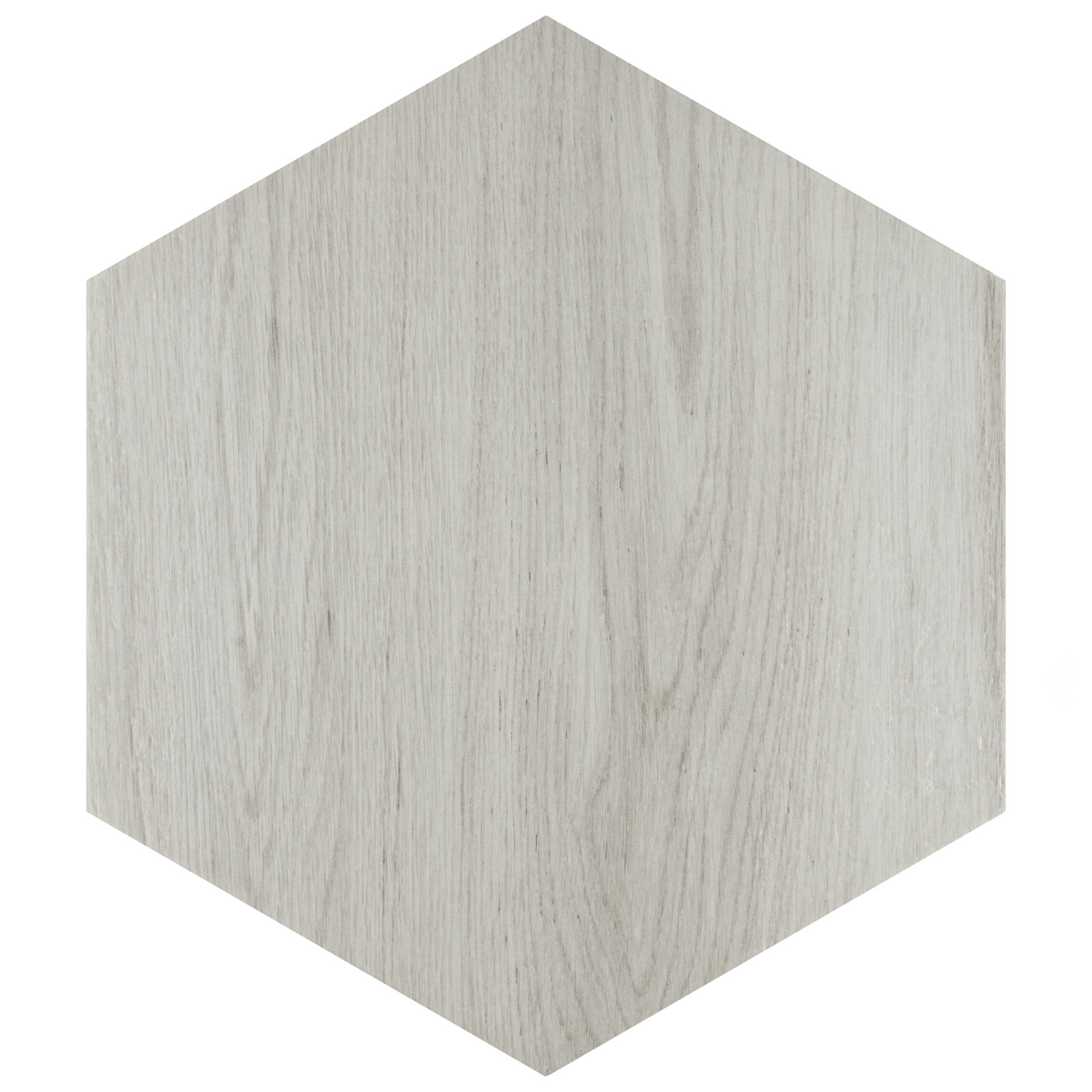 Natura 14" x 16" Porcelain Wood Look Tile, White