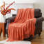 Jeté pour canapé, jeté uni pour la décoration intérieure, jeté en tricot pour lit, 50 po x 60 po-112903981